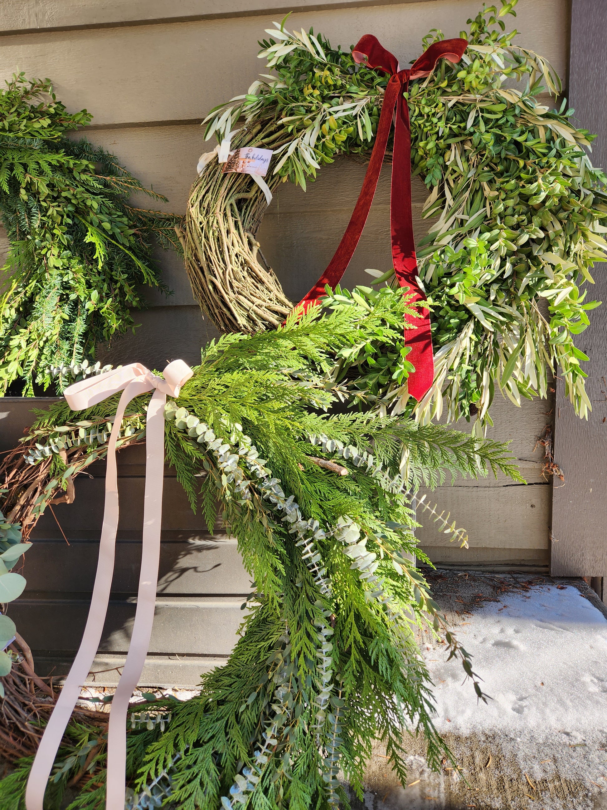 16-34" Fresh Winter Wreaths - Magnolia Acre Co.