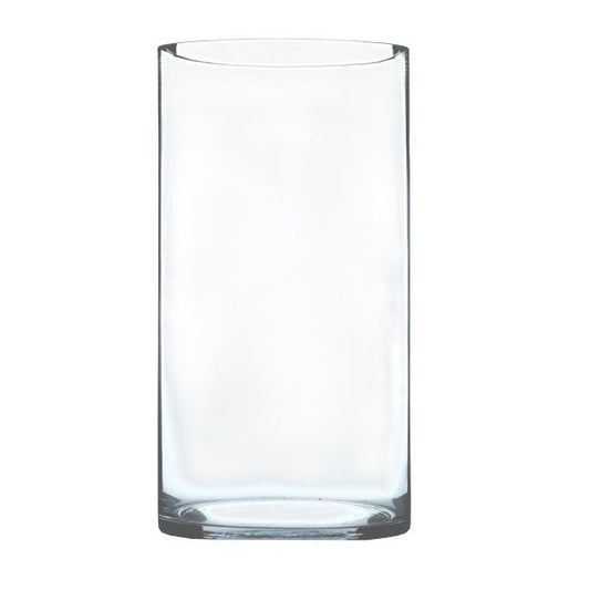 CLEAR CYLINDER GLASS VASE - Magnolia Acre Co.